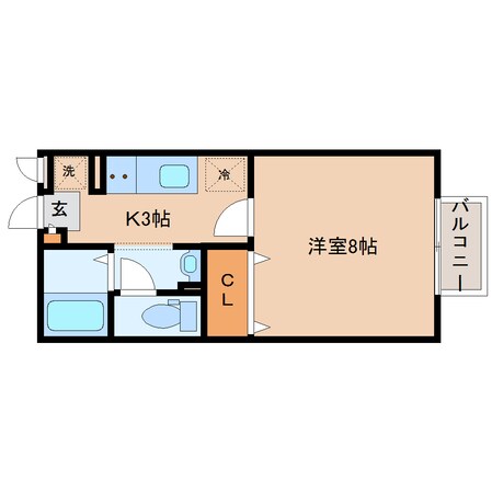 奈良駅 徒歩11分 2階の物件間取画像